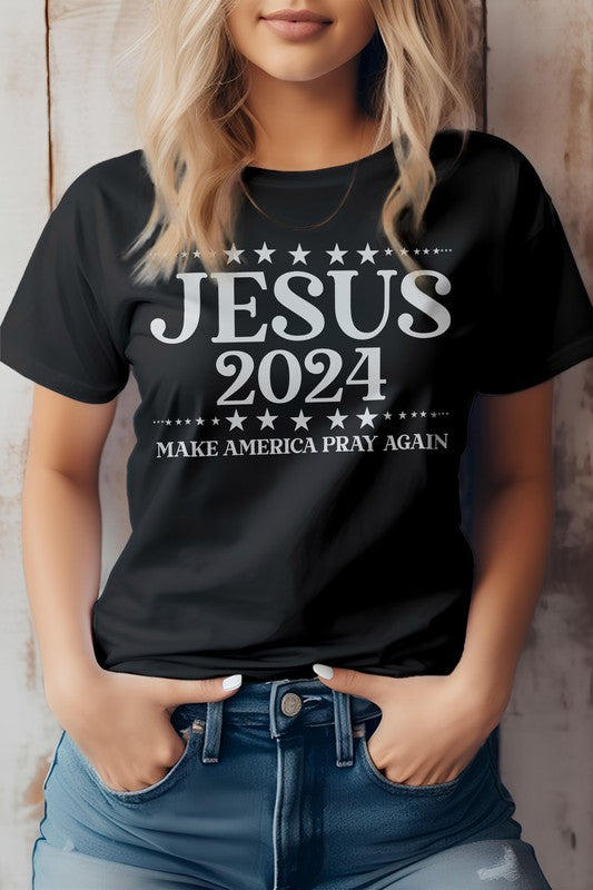 Jesus 2024 Vote Graphic Tee