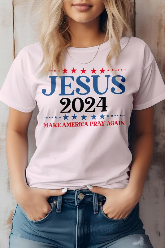 Jesus 2024 Vote Graphic Tee